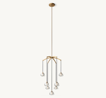 HEMISPHERE ROUND CHANDELIER 36"