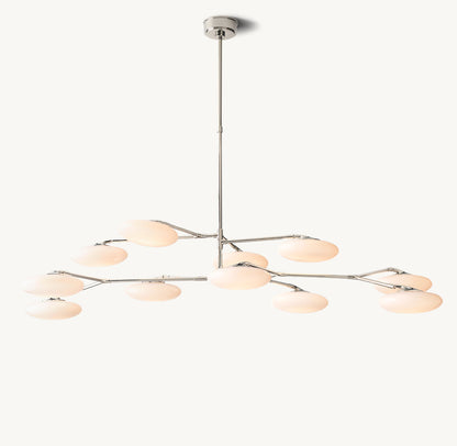 BRINDILLE TWO-TIER CHANDELIER 65"