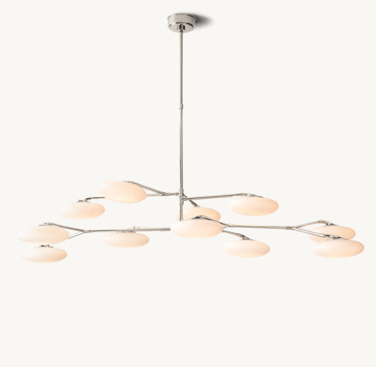 BRINDILLE TWO-TIER CHANDELIER 65"