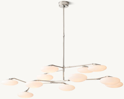 BRINDILLE TWO-TIER CHANDELIER 65"