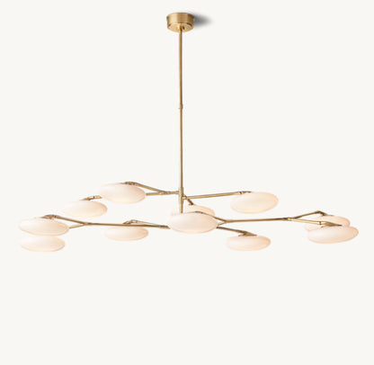 BRINDILLE TWO-TIER CHANDELIER 65"