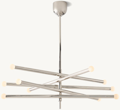 ROUSSEAU 10-LIGHT MOBILE ORB CHANDELIER
