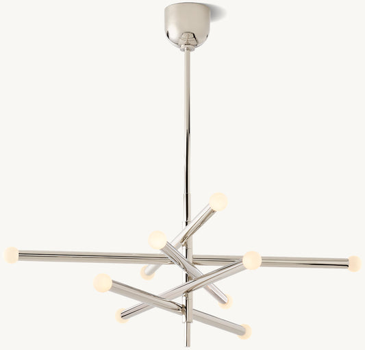 ROUSSEAU 10-LIGHT MOBILE ORB CHANDELIER