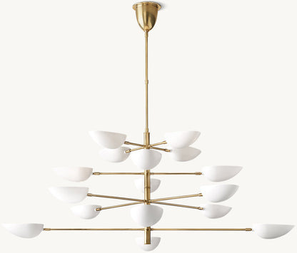 GRAPHIC CHANDELIER 70"