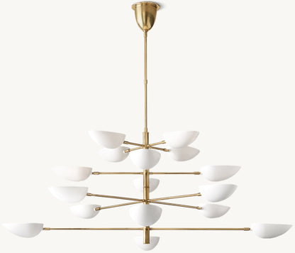 GRAPHIC CHANDELIER 70"
