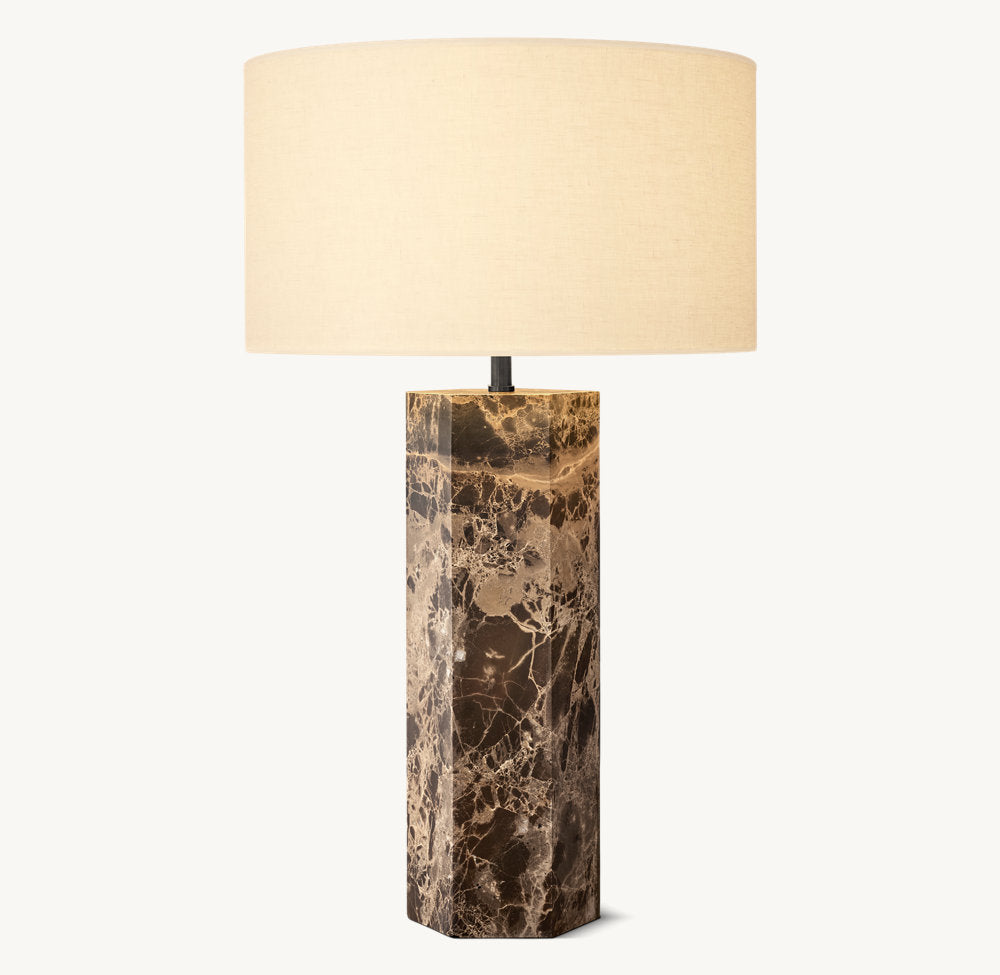 Sarezzo Hexagonal Table Lamp