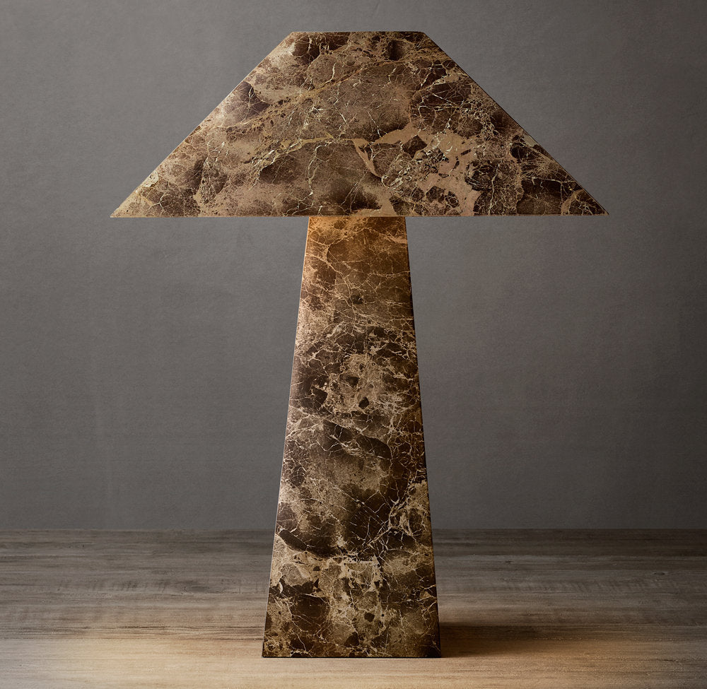 Mycena Obelisk Stone Table Lamp