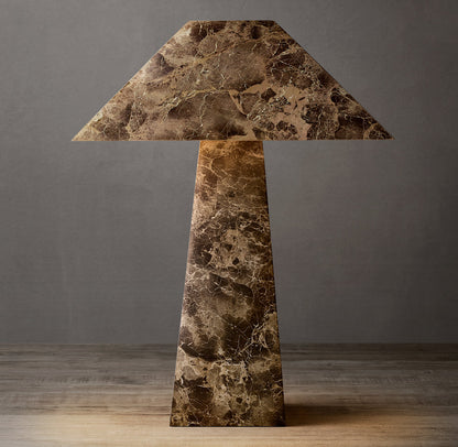 Mycena Obelisk Stone Table Lamp
