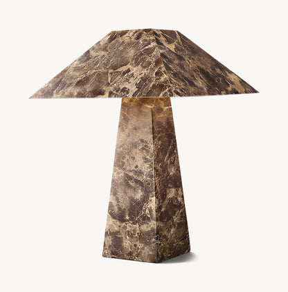 Mycena Obelisk Stone Table Lamp