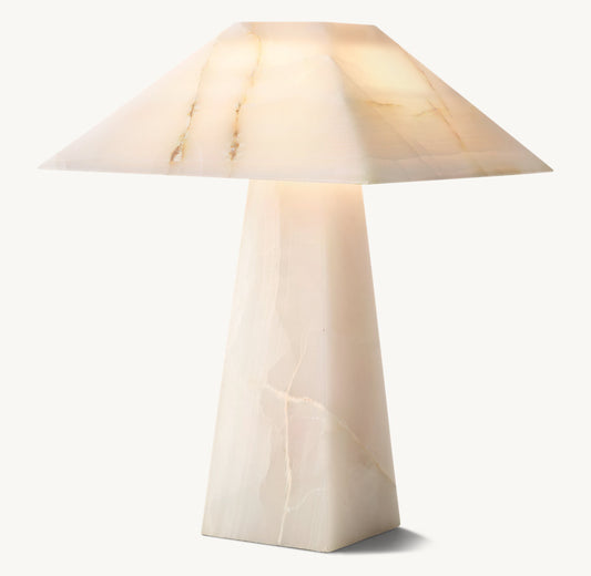 Mycena Obelisk Stone Table Lamp