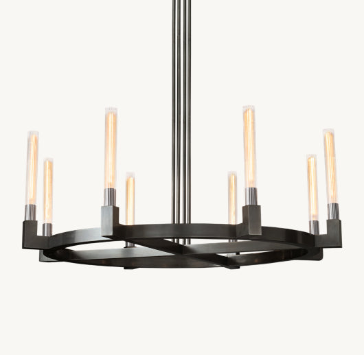 CANNELE ROUND CHANDELIER 48"
