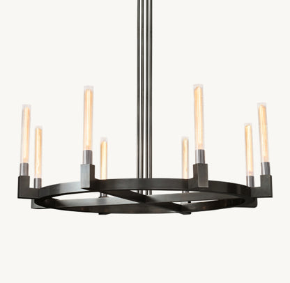 CANNELE ROUND CHANDELIER 48"