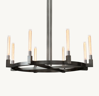CANNELE ROUND CHANDELIER 48"