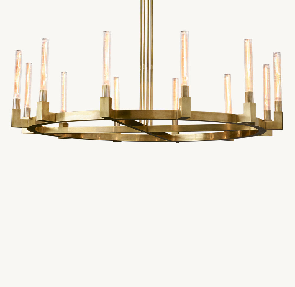 CANNELE ROUND CHANDELIER 60"
