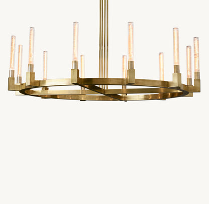CANNELE ROUND CHANDELIER 60"
