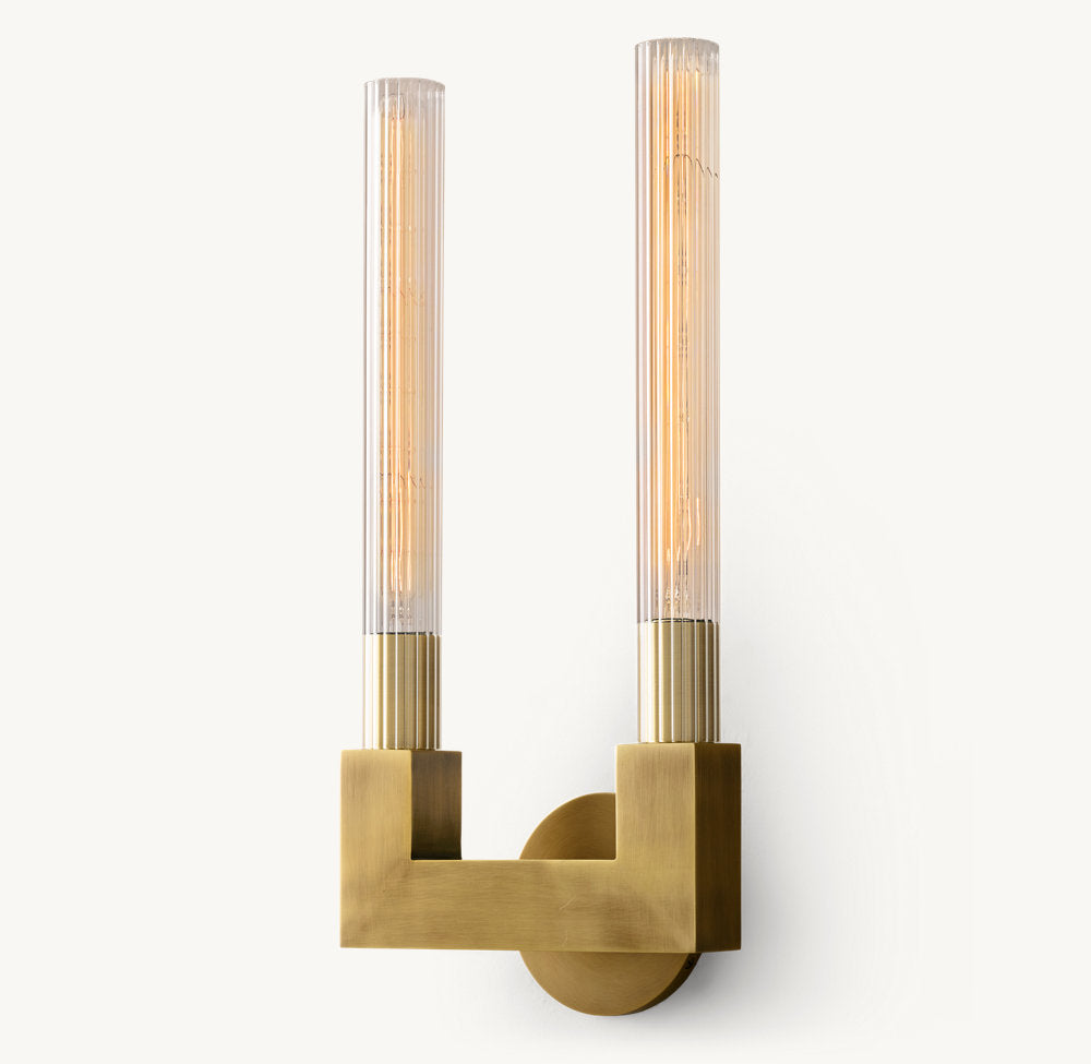 CANNELE DOUBLE SCONCE