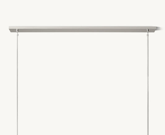 BOULE DE CRISTAL CLEAR GLASS LINEAR CHANDELIER 60"