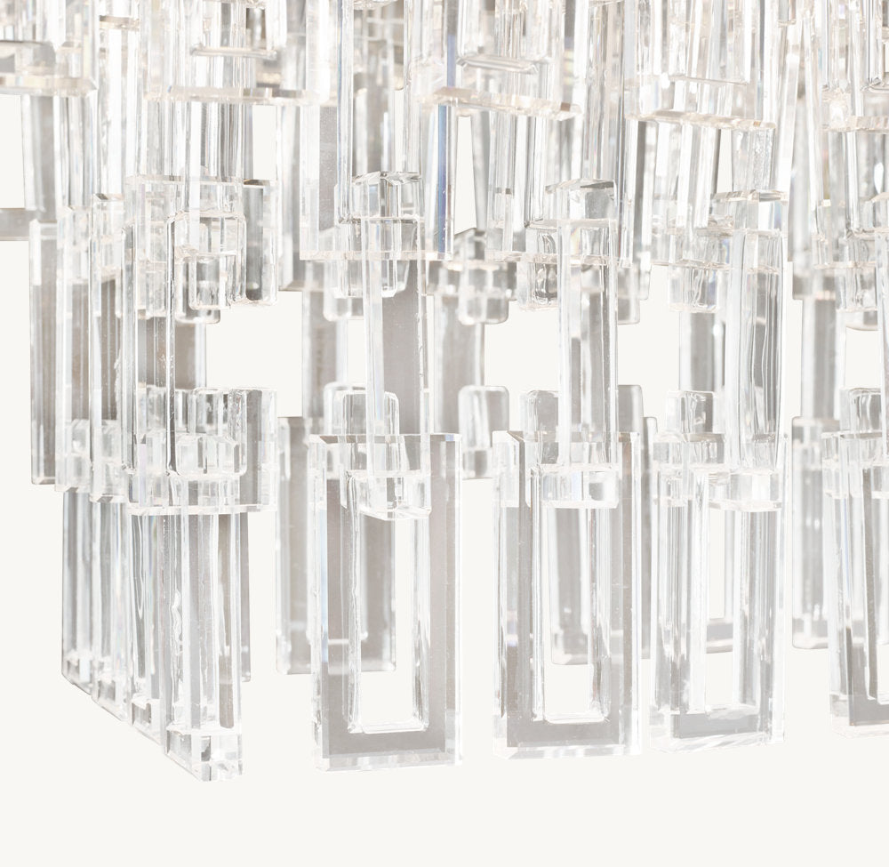 MARIGNAN TIERED ROUND CHANDELIER 48"