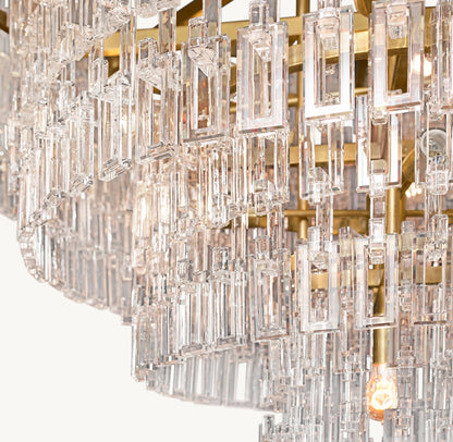 MARIGNAN TIERED ROUND CHANDELIER 48"